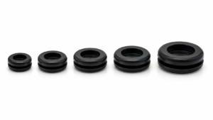 PVC Closed Grommet (10mm–90mm) | Black | Made in India