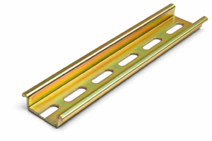 DIN Rail 35x15x1.5mm | Heavy Duty 2 Meter | Yellow Zinc (YPZ) | Made in India