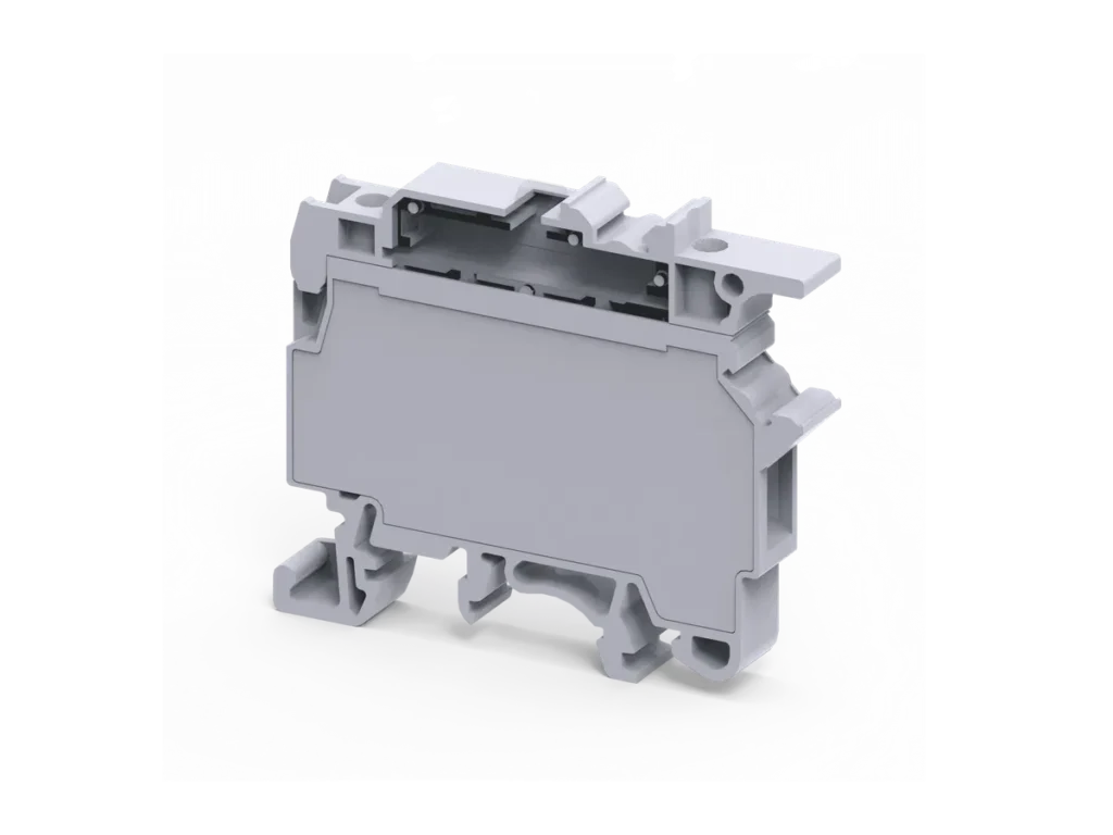 Connectwell CSFL 4U/WF Fuse Terminal Block (4mm²) | DIN Rail Mount Fuse Terminal